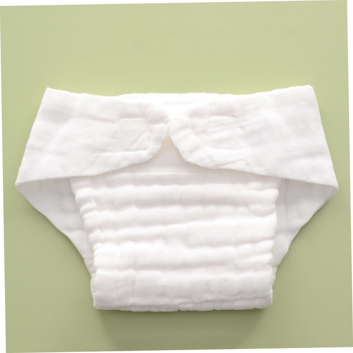 Hohopeti Insertos para Pañales Reutilizables de Algodón Blanco para Bebés, 5 Piezas, Fáciles de Limpiar y Transpirables, Ideales para Uso Diario en Casa