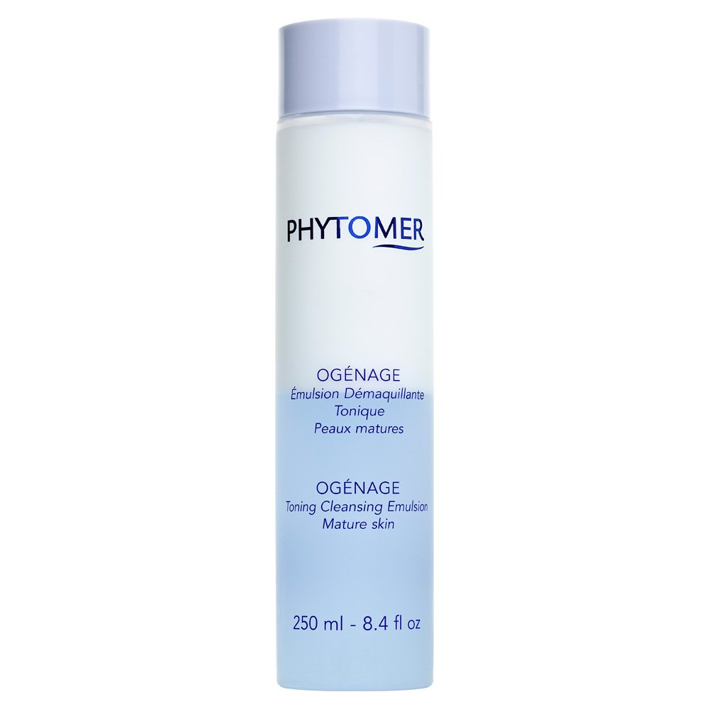 Phytomer Ogénage Toning Emulsion Face Cleanser | Purifying Skin Cleanser Removes Makeup and Tones in One | Soothing, Anti-Aging Facial Cleanser | 250ml