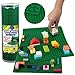 Brick Building Blocks Green Silicone Playmat - 32