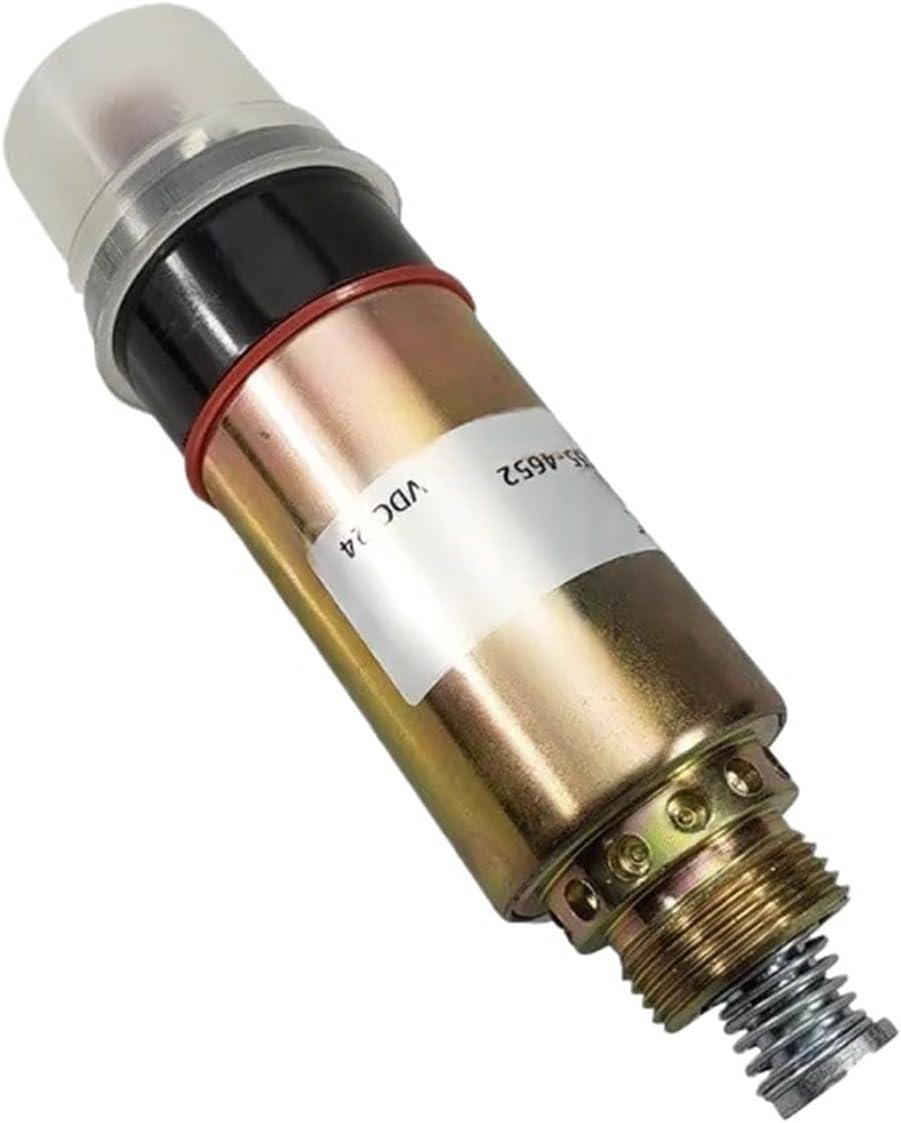 Solenoid Valve 12V 24V Engines Stop Solenoid 1554651 1554652 155-4651 155-4652 8C-3664 8C3664 Compatible for Caterpillar CAT 3116 3126(24V)