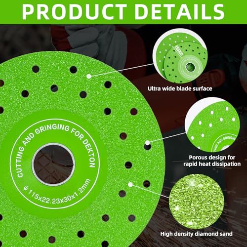 4PCS Industrial Strength Diamond Blade Set