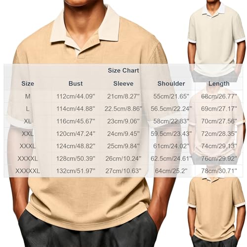 Camisetas Polo para Hombre Manga Corta Cuello Casual de Verano miniatura 3