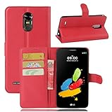 NEKOYA Coque LG Stylus 3,Etui LG Stylus 3,Anti-Rayures Coque TPU Pochette Portefeuille Fentes pour Cartes Fermeture Aimante, Housse en Cuir Synthtic Fonction Stand pour LG Stylus 3
