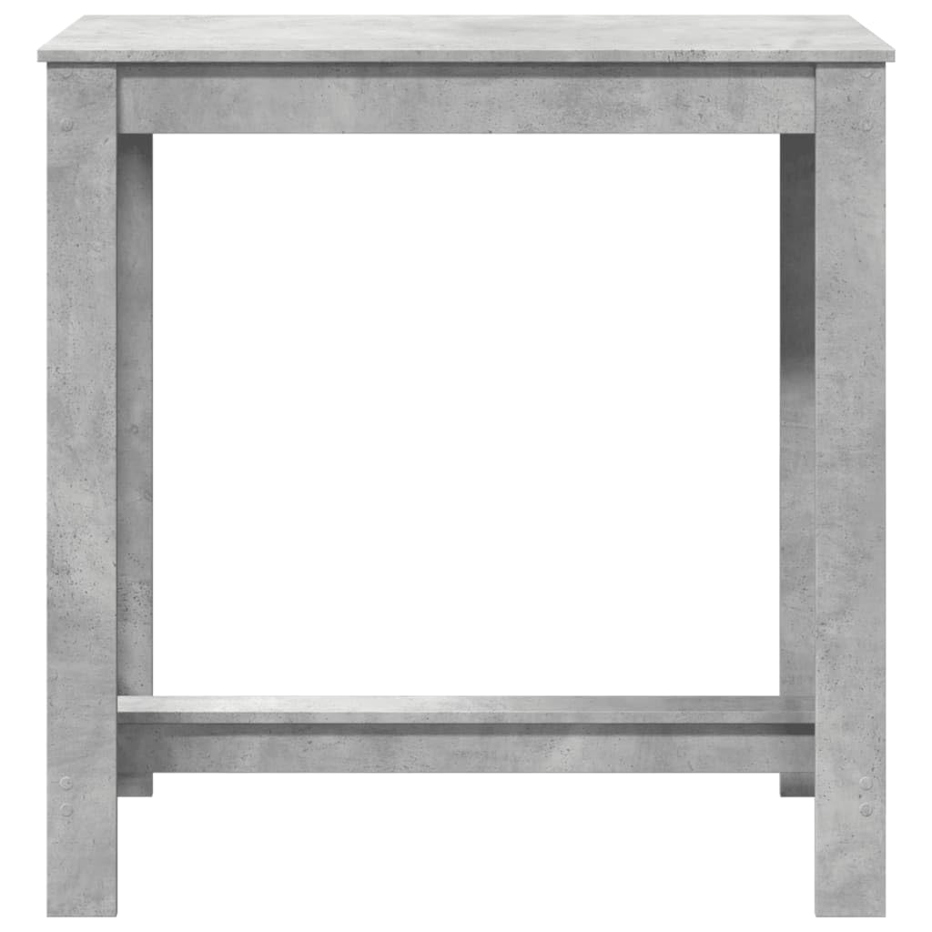 Tavolo da Bar Grigio Cemento 102x50x103,5 cm in Truciolato | Mobile alto per cucina o soggiorno, ideale per aperitivi e pasti veloci, con struttura stabile in truciolato.