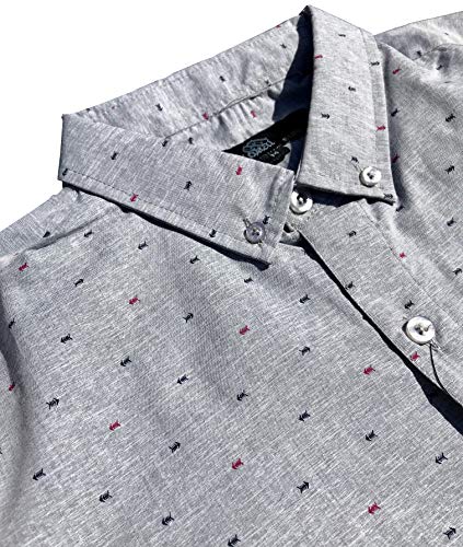 Image of Molokai Surf Button Down Slim Fit Hawaiian Short Sleeve Shirts