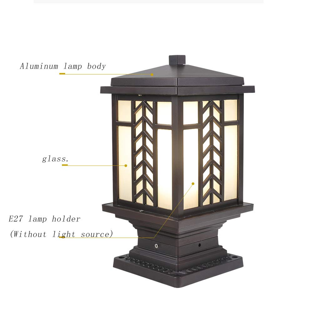 Nórdica al Aire Libre Grande Columna Faros Patio Jardín impermeabilización de terrazas Lights Hotel Puerta de Parques Columna Luces IP54 Decorativa Lámparas LED Lámparas de bajo Consumo
