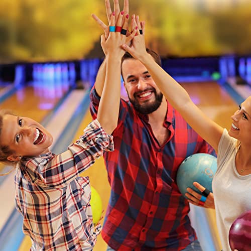 Bowling Thumb Tape Bowling Protective Performance Tape Finger Protection Bowlers Accessories Assorted Colors Bowler Thumb Tape Pre Cut Bowling Tape Thumb Sock (150 Pieces, Multi Color, Solid Style) #TOP5