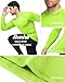 Runhit Long Sleeve Compression Shirts for Men Mock Turtleneck Gym T-Shirt Quick Dry Athletic Workout Running Base Layer Yellow