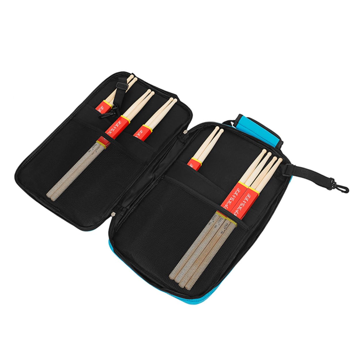 Borsa per Bacchette da Batteria Oxford, Imbottita e Portatile Tracolla e Manici, per Conservare Bacchette e Mazze