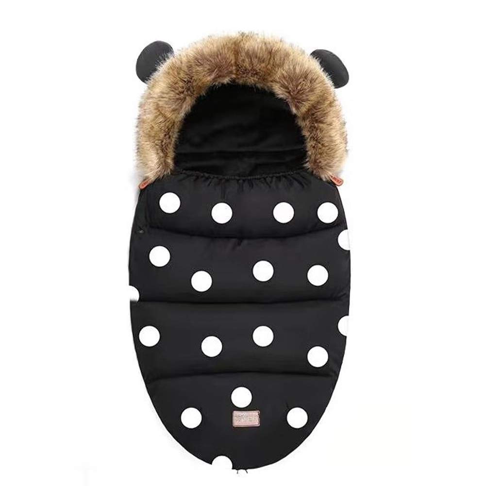 Saco de Silla Sacos de Abrigo Carritos Universal Saco de Invierno Térmica con Capucha Aire Libre Windproof Adecuado para Cochecito Silla de Paseo Sillas de Coche (A)