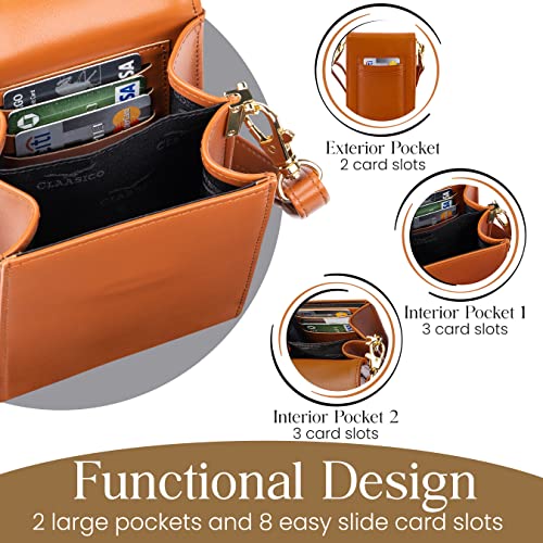 Image of Classico Small Crossbody Phone Purse for Women - Crossbody Bag Wallet for Phone, Cards, Accessories