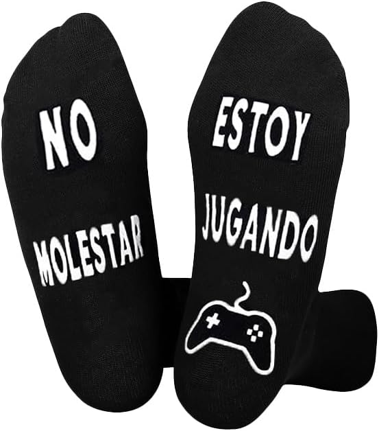 Calcetines Divertidos con Mensaje para Hombre Mujer en Español - ...
