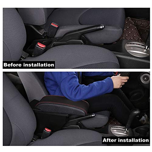 Image of YJYWZH Double Layer Armrest Box for Honda Fit Jazz 2009-2013 Accessories