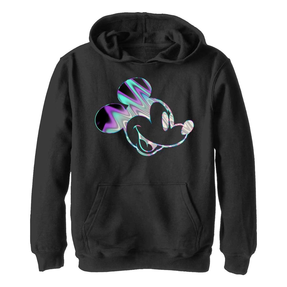 Disney Boy's Classic Mickey-Neon Slick Mick Hoodie Hooded Sweatshirt
