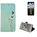 Produktbild K-S-Trade Schutz Hülle Für Gigaset GS270 Plus Schutz-Hülle Handy-Hülle Kompatibel Mit Gigaset GS270 Plus Hülle Wallet Case Flip Cover Bookstyle Etui Handyhülle ''Smile'' Türkis Standfunktion