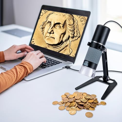 Image of USB Microscope for iPhone Android Phone Tablet and Windows Mac PC