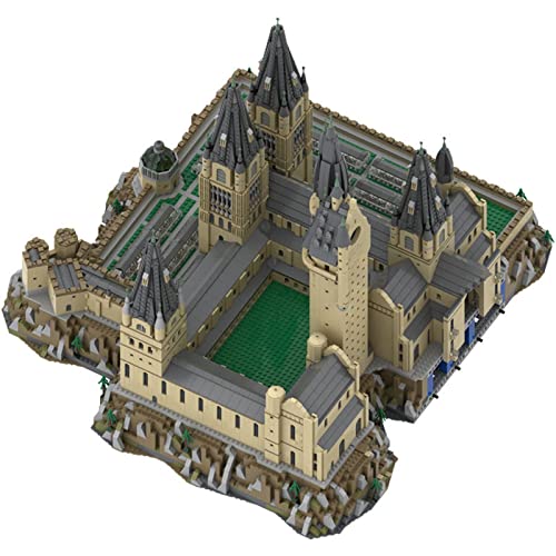 YYMC Bausteine Haus Bausatz, 12844 Teile Modular Buildings MOC-30884 Castle Burg Architektur Bauset, Street View… – Bild 5