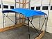 Cypress Rowe Outfitters Ocean Azure Blue Replacement Bimini Top Canvas with Storage Boot, 9' Long x 8.5' Wide, 16oz, 4 Bow, fits 97-103