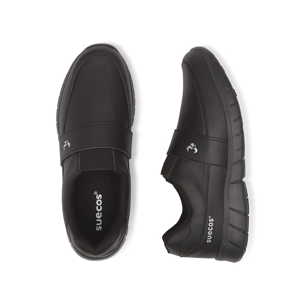 Suecos® Andor - Zapato Confort Antideslizante con tecnología Health Teach, Negro