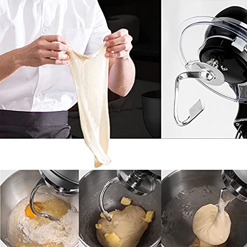 GIANTEX Küchenmaschine 1300W, Rührmaschine Knetmaschine mit 5,5 L-Rührschüssel, 10-stufige Geschwindigkeit Teigmaschine… – Bild 5