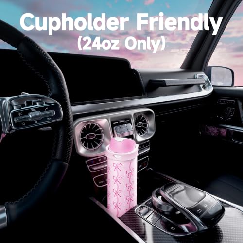 Image of Meoky 24 oz Insulated Stainless Steel Water Bottle for School