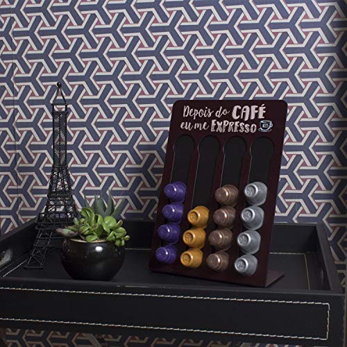 Porta-cápsulas De Mesa Depois Do Café Geguton Preto/estampa