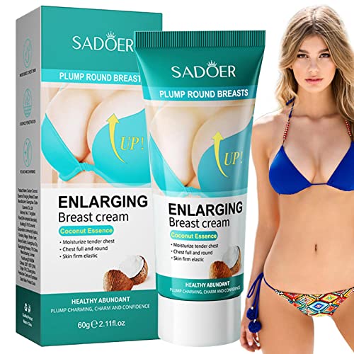 Crema de aumento de senos de rápido crecimiento | Crema de levantamiento de senos de crecimiento rápido para senos caídos,Solución de senos caídos de papaya y coco natural para productos de Duqulle