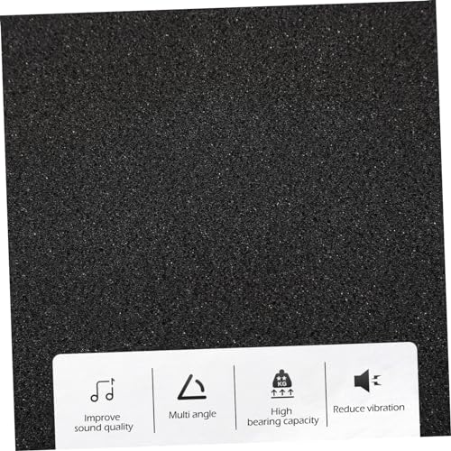 Vaguelly 1 set de Almohadillas de Aislamiento para Altavoces Negro para Monitores de Estudio y Material Ignífugo para Estudios en Casa y Entornos de Grabación miniatura 6