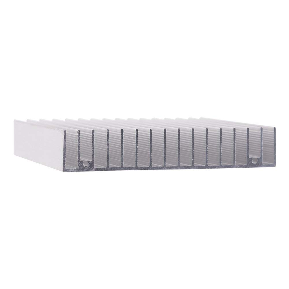 Radiator, 16 zębów Radiator ciepła, aluminiowy radiator, wentylator chłodzący, do oświetlenia LED, komputerów 100 x 18 mm