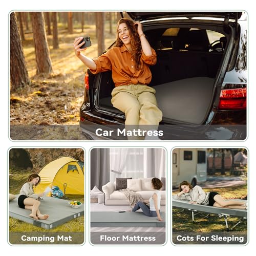 Image of Sinweek Extra Thick 4in Memory Foam Camping Mattress Pad