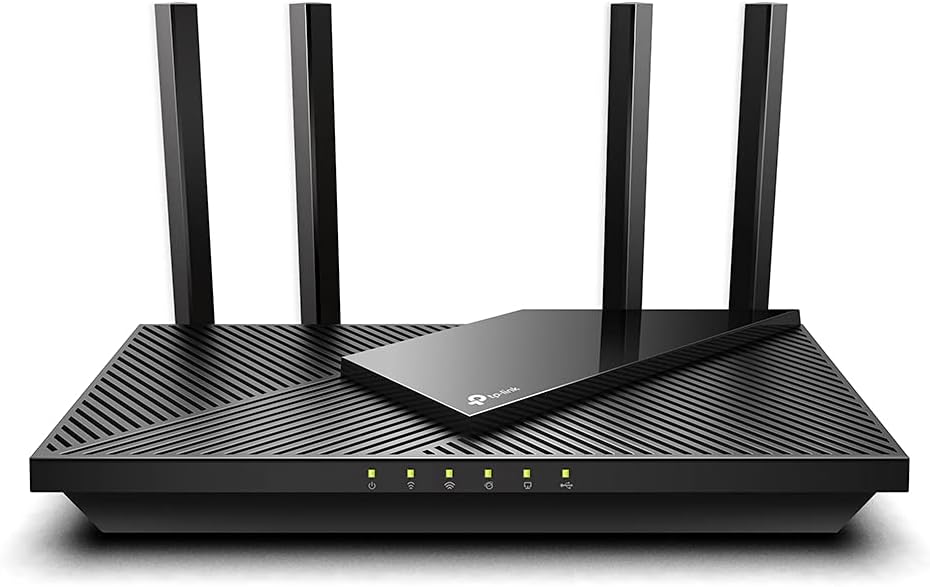 TP-Link Archer AX55, AX3000 Mbps Dual Band Wi-Fi 6 Router, Fiber Destekli, 4× Gigabit LAN Ports, WPA3, 1× USB 3.0 Port, Oyun için İdeal Xbox/PS4/8K Steam - Görsel 1