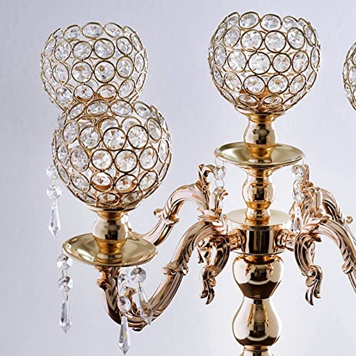 Efavormart 25" Tall Candelabra Chandelier Crystal Votive Candle Holder Wedding Centerpiece #TOP1