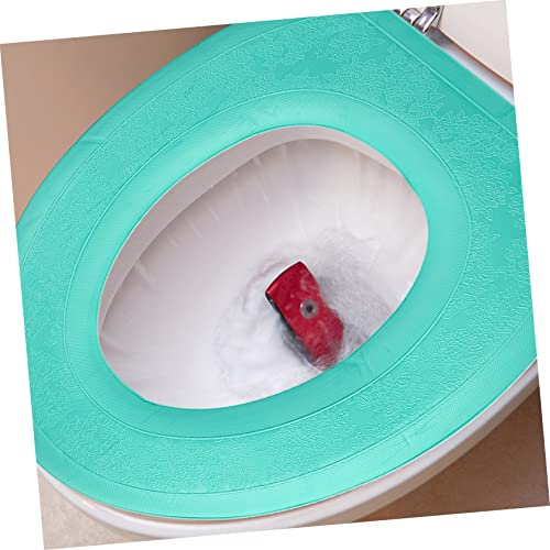 Cabilock Toilettendeckel Reise-Wc-Sitzbezüge Aufkleber Sitzschutz Warmer Toilettenbezug Badezimmer-Aufkleber Toiletteneinlagen Badezimmer-Sitzkissen Toilettensitzkissen – Bild 4