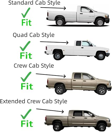 Miniatura 3 de Vidrio trasero estacionario de privacidad sin calefacción compatible con Ram Pickup 1500 2009-2018 y 1500 Classic 2019-2024 y 2500 3500 2010-2025 y