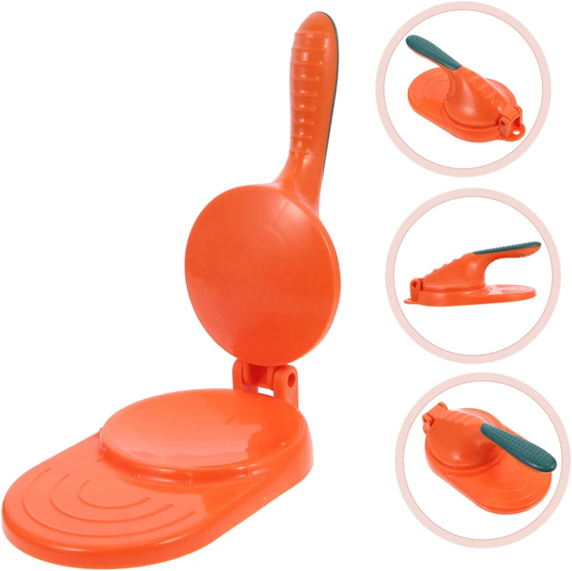 Handheld Dumpling Press 2pcs PP Manual Dough Maker for Wrappers image 5