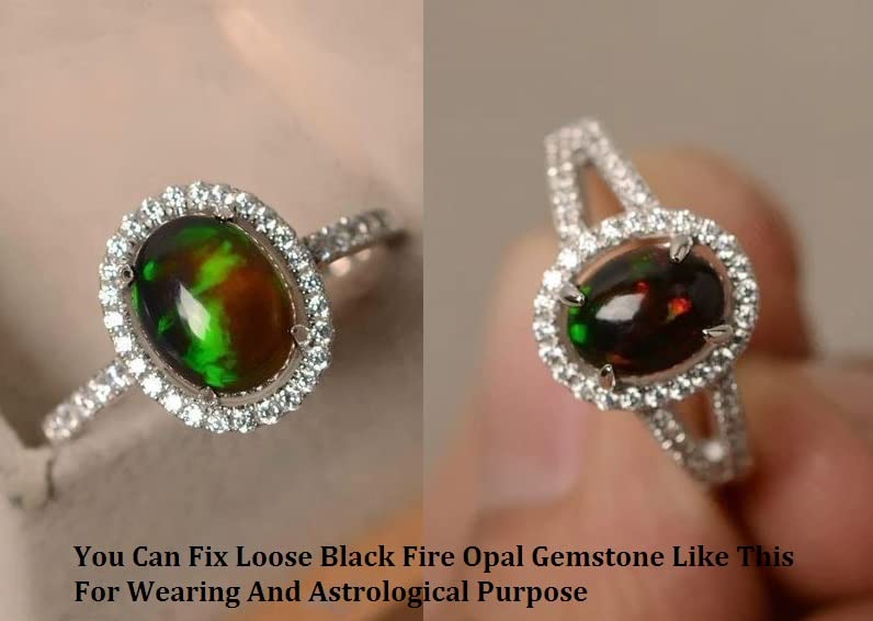 Buy All Stone Australian Black Fire Opal Stone Original Certified 4
