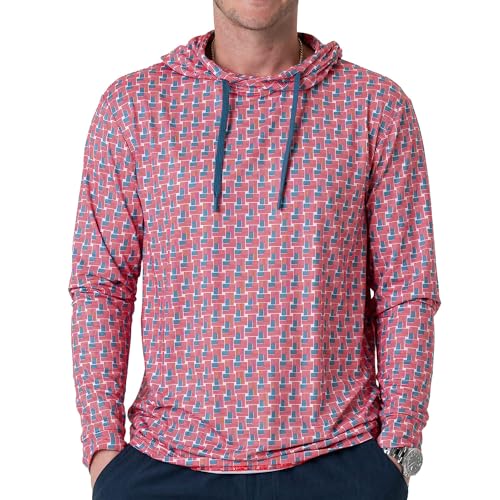 Burlebo Performance Hoodie - American Flag Print