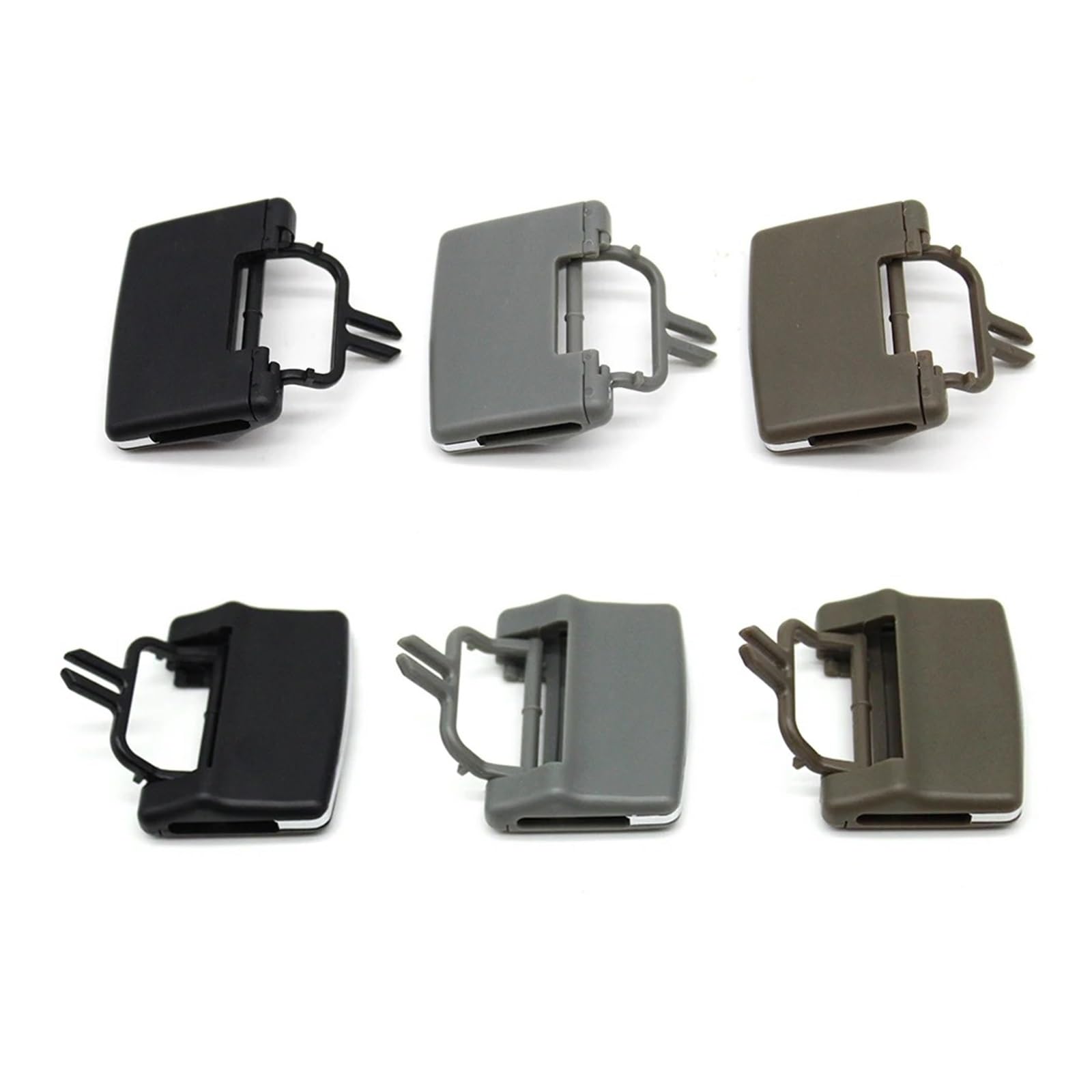 Aria Condizionata Bocchetta Di Ventilazione Per Benz W164 X164 ML GL 2005-2012 Auto Cruscotto Aria Condizionata Presa Pick AC Griglia Di Sfiato Tab Clip Di Riparazione Kit(2*Gray)