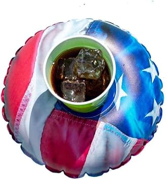 Poolcandy Inflatable Drink Float Stars & Stripes Glitter