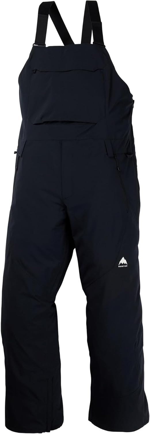 Burton Men’s Reserve 2-Layer Bib Pants – Waterproof Winter Snowboard Bib Pants – Perfect for Layering