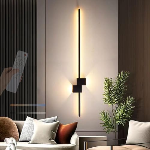 Apliques de Pared Interior con Mando Lámpara Regulable para Evitar Fatiga