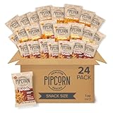Heirloom Puffed Snacks Variety Pack by Pipcorn - 1oz 24pk - with Cheddar Cheese Balls, Honey BBQ Twists and Cinnamon Sugar Twists, Healthy Snacks, Gluten Free Snacks, Snack Variety Packs, Heirloom Corn