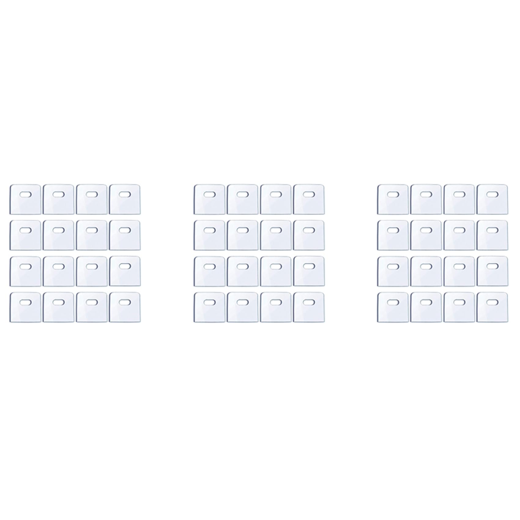 Vjsujehgy 48 Set/ 96 Pieces Clear Vertical Blind Repair Tabs, Vertical Blind Repair Vane Savers, Vertical Blinds Replacement Slats