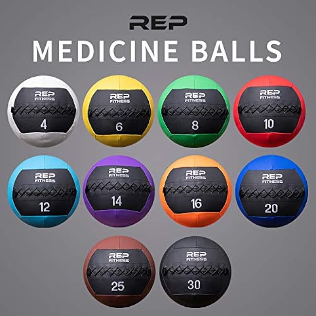 REP Fitness Soft Medicine Ball/Wall Ball for Strength and Conditioning Workouts, Core Exercises, Cross Training