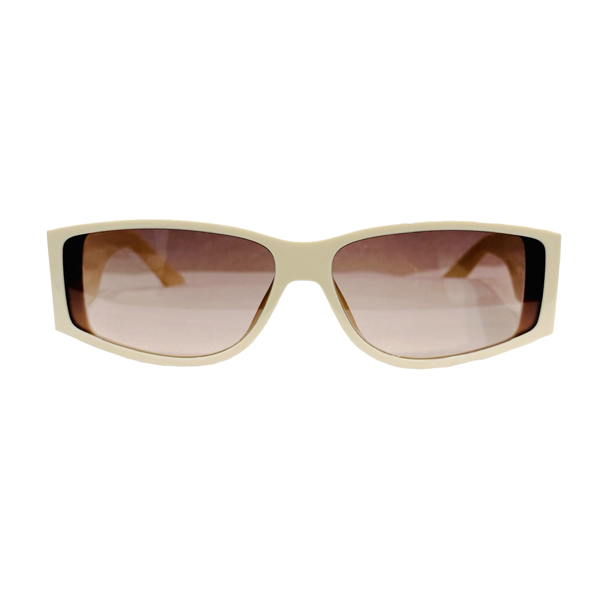QUAY - Women's Sunglasses, Oversized Square Lenses with UV Protection (Not My Fault, Champagne/Brown Fawn)