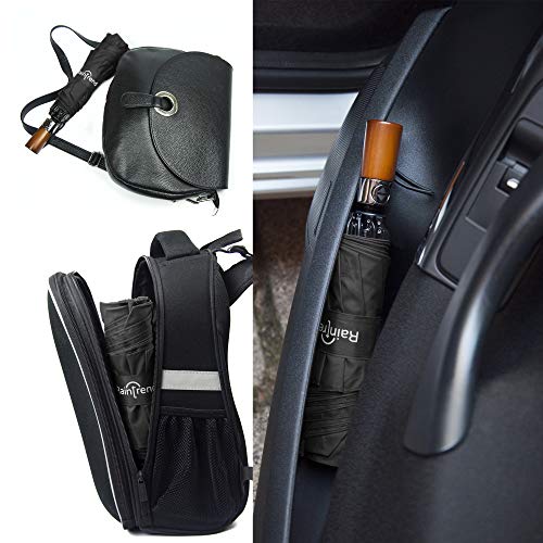 Image of Automatic Open Close Compact Travel Umbrella with Wind Vent Umbrella big size Lightweight Windproof Folding for men Women