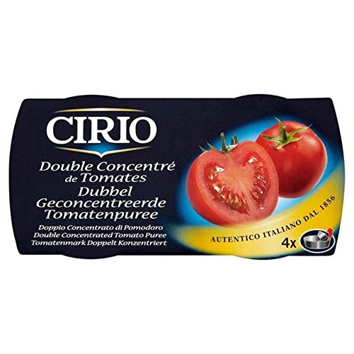 Cirio Individual Pots Of Tomato Puree 4 x 70g - Pack of 6