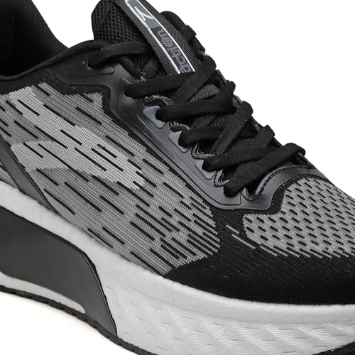 Image of Action | Athleo | TURBO-501 | Men's | Lace-Up | Running | Shoes | Trendy | Lightweight | Comfortable | Durable | Sports | Shoes