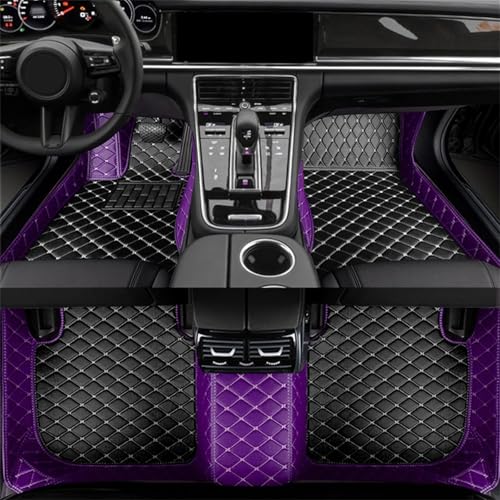 Tapis de sol pour Alfa Romeo Giulia protégeant l'habitacle violet noir - 2
