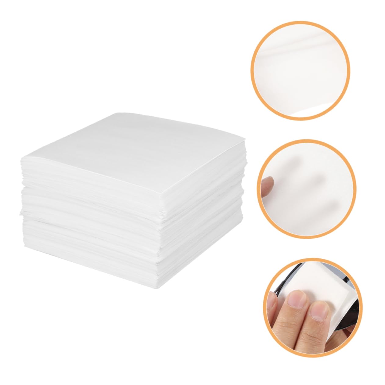 1200pièces Lingettes pour Lunettes et Écrans Électroniques Nettoyage sans Peluches Protection Rayures